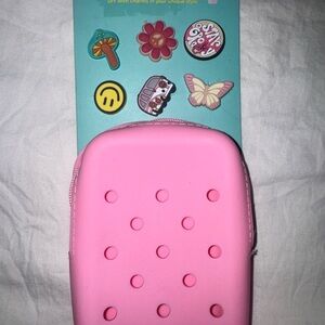 Kids Pink Accessory Bag with Fun Charms